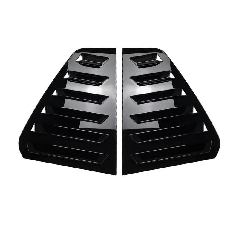 Auto Heckscheiben-Seitenspoiler Für Golf 6 Für MK6 Für R Für GTD 2008-2012 Auto-Heckscheiben Lüftungsschlitze Windschutzscheiben Dekorationsabdeckung Spoiler Wing(Gloss Black) von AJKSTDPV