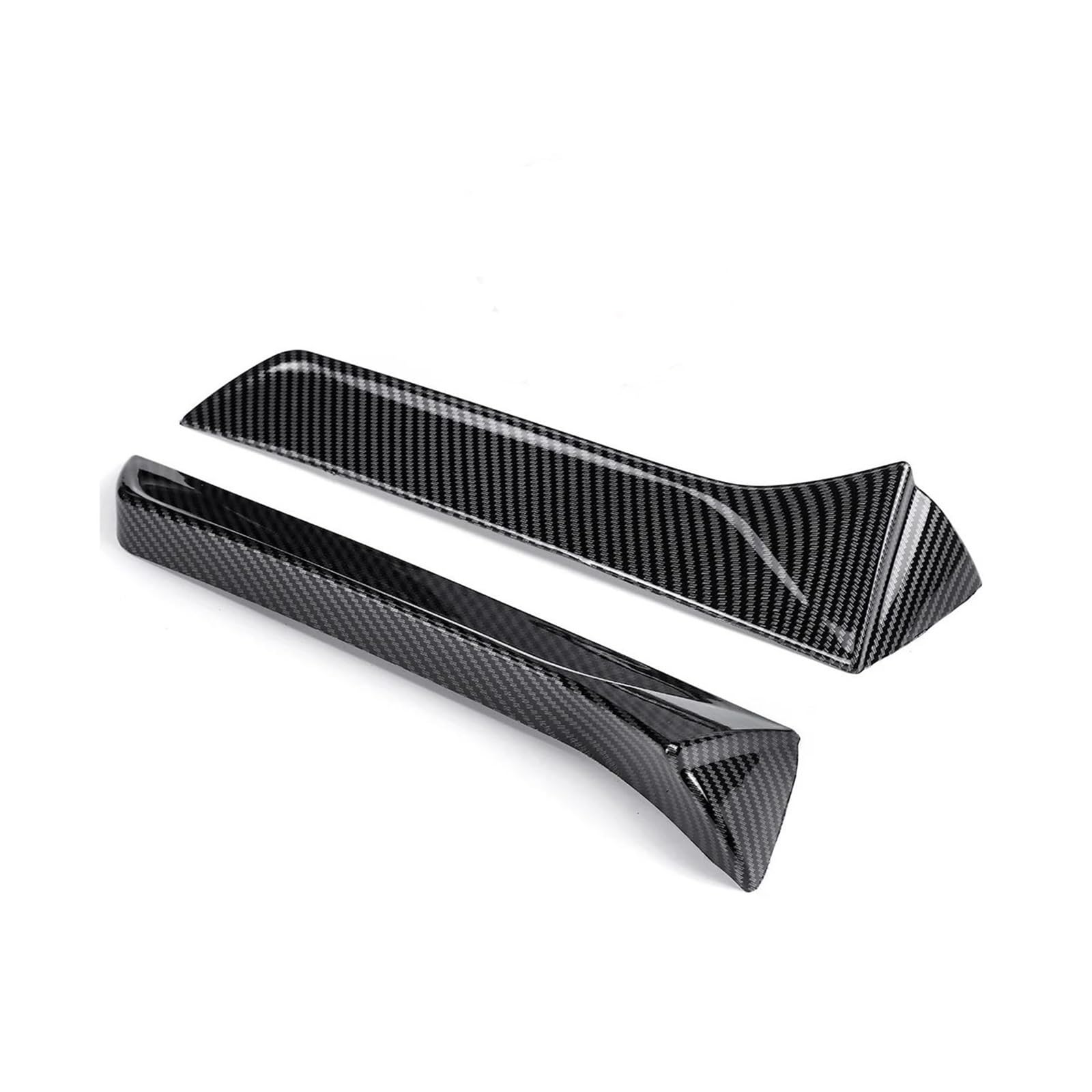 Auto Heckscheiben-Seitenspoiler Für Seat Für Leon 5F FR Mk3 MK3.5 Für Seden 2013-2021 Auto Heckspoiler Heckscheibe Seitenspoiler Lippe Flügel Splitter 1 Paar Spoiler Wing(Carbon Fiber Look) von AJKSTDPV