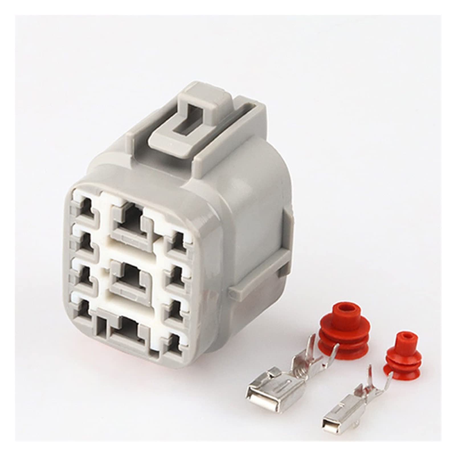 1/5/10/20 Sätze 11 Pin Automobil wasserdichte graue Verdrahtungsstecker Elektrischer Kabelbaum männlich weiblicher Stecker mit terminalem Siegelruder(11p Female,1 Set) von AJOHBM