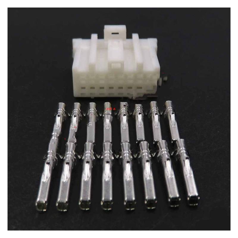 1 Set 16 PIN Auto ohne Versiegelung mit terminalem schneebedeckten Automobiladapter Auto Elektrische Kabelbaumbuchse von AJOHBM