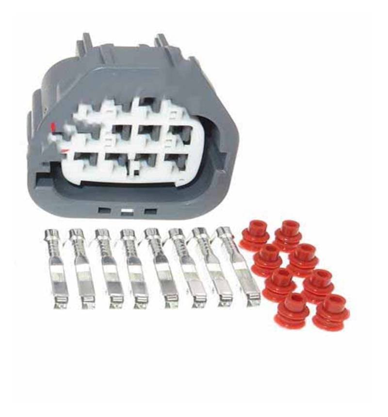 AJOHBM 1 Set 8 PIN Auto-Drosselklappen-Stecker Beschleuniger Pedal-Positionssensor wasserdichte Stecker 7283-5684-10 7282-5684-10(Army Green) von AJOHBM