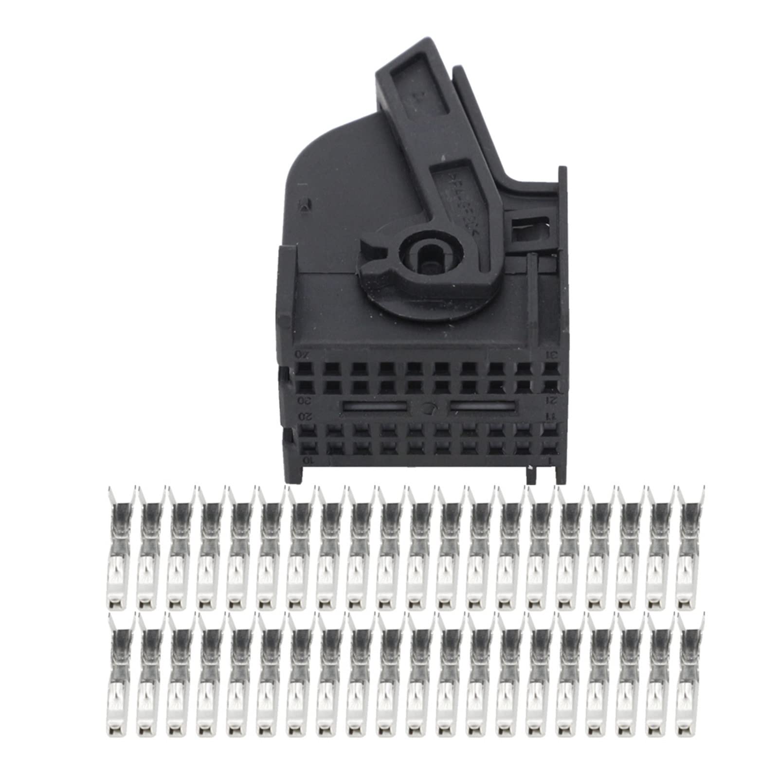 10 Sätze 40 Pin Schwarzer Stecker Autoweichnessstecker mit Terminal DJ7402-0.6-21 40p Autoanschluss von AJOHBM