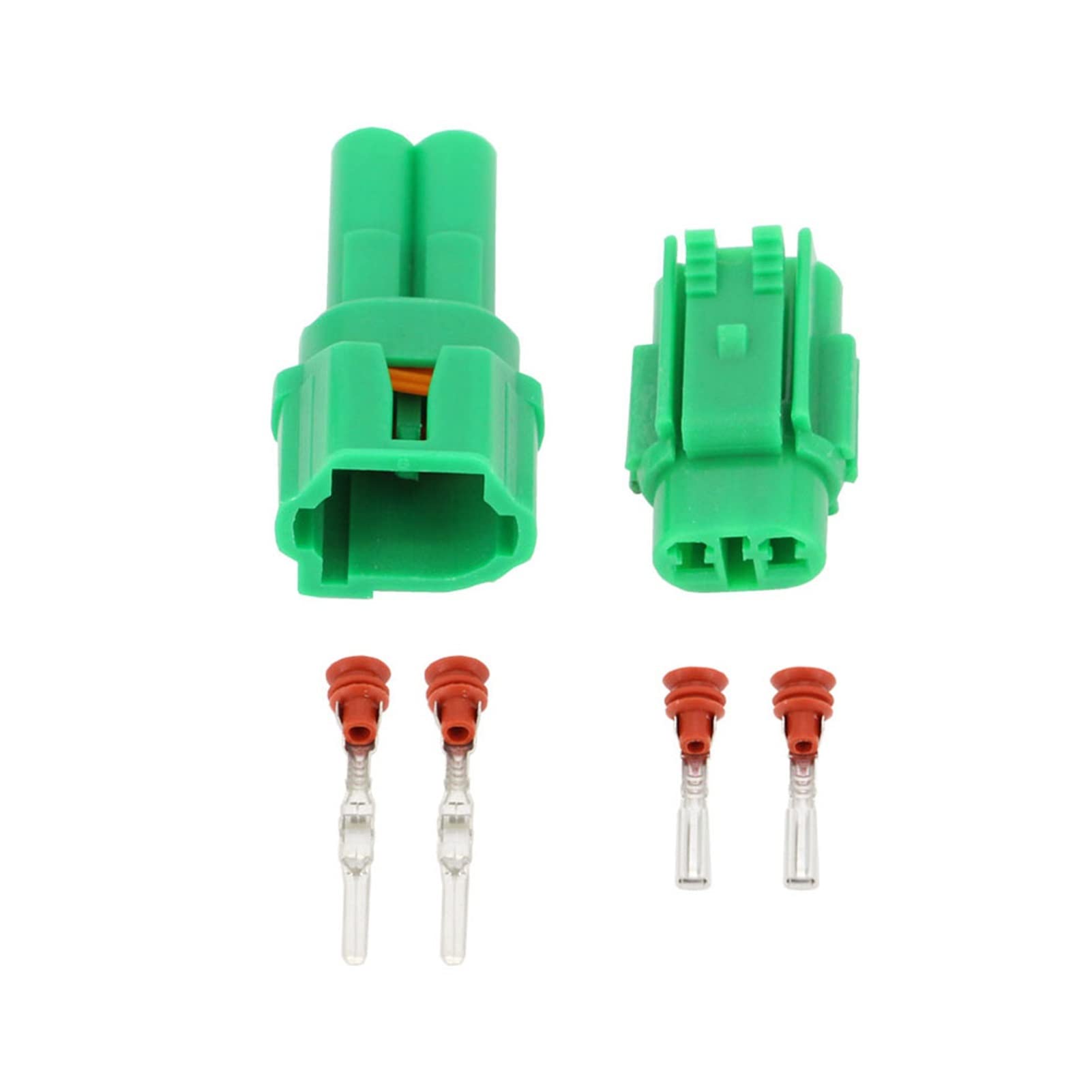 2 Pin 2.3 Kunststoffteile Autoanschluss 2P Wasserdichter Stecker mit Terminal DJQ7022-2.3-11/21 2P(10 Sets) von AJOHBM