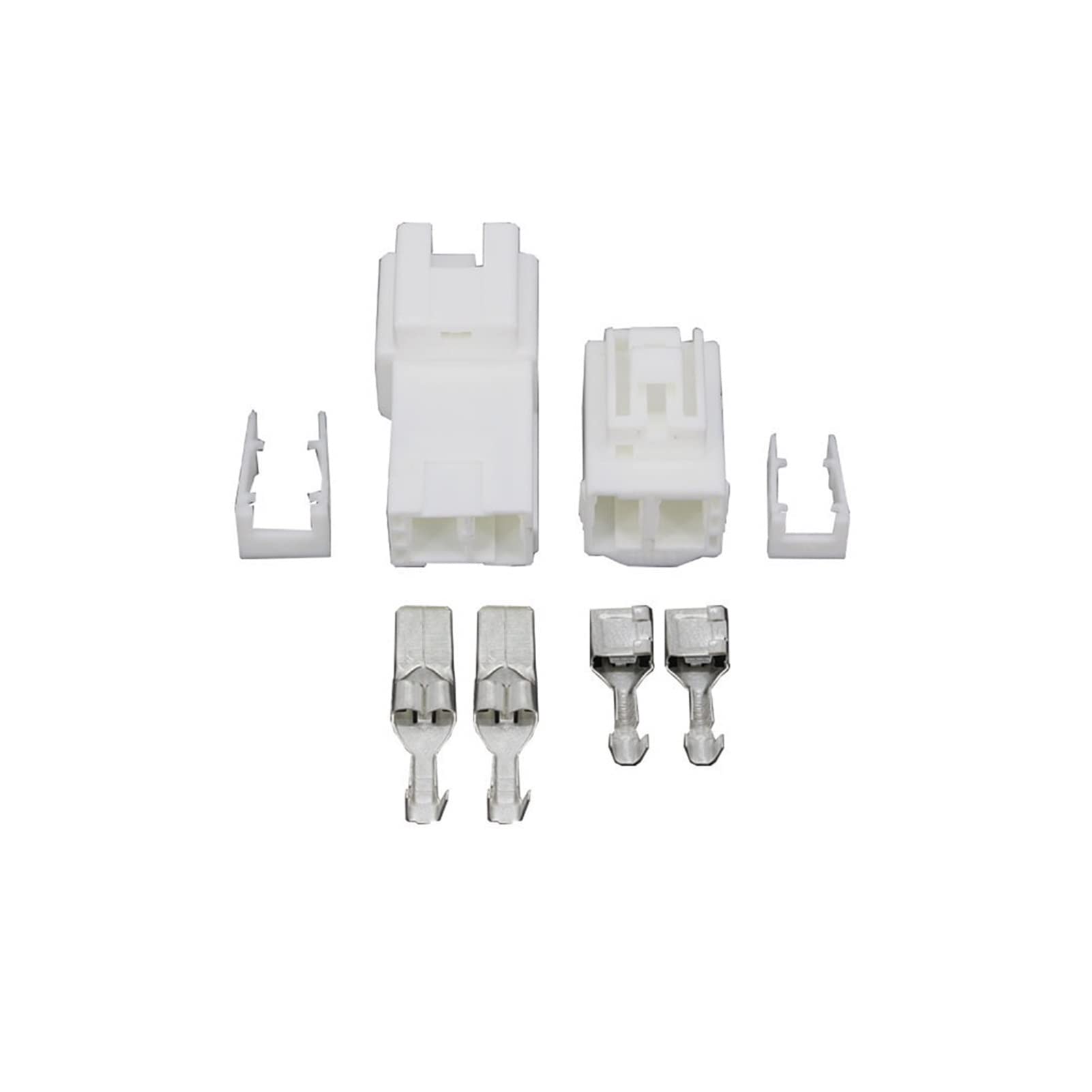 2 Pin Weibchen und männlicher Autodrahtstecker mit Klemme DJ7025Y-7.8-11/21(10 Sets) von AJOHBM