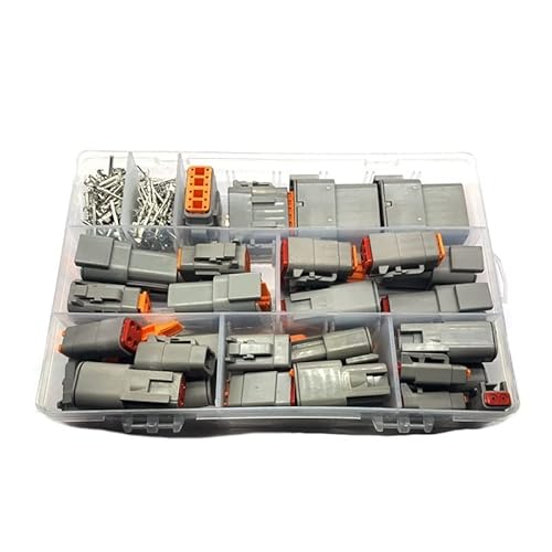 202 Stück DTM English Waterproof Draht Anschluss Kit Automotive Versiegelte Stecker mit Pins DTM06-2/3/4/6/8/12S DTM04-2/3/4/6/8/12P von AJOHBM