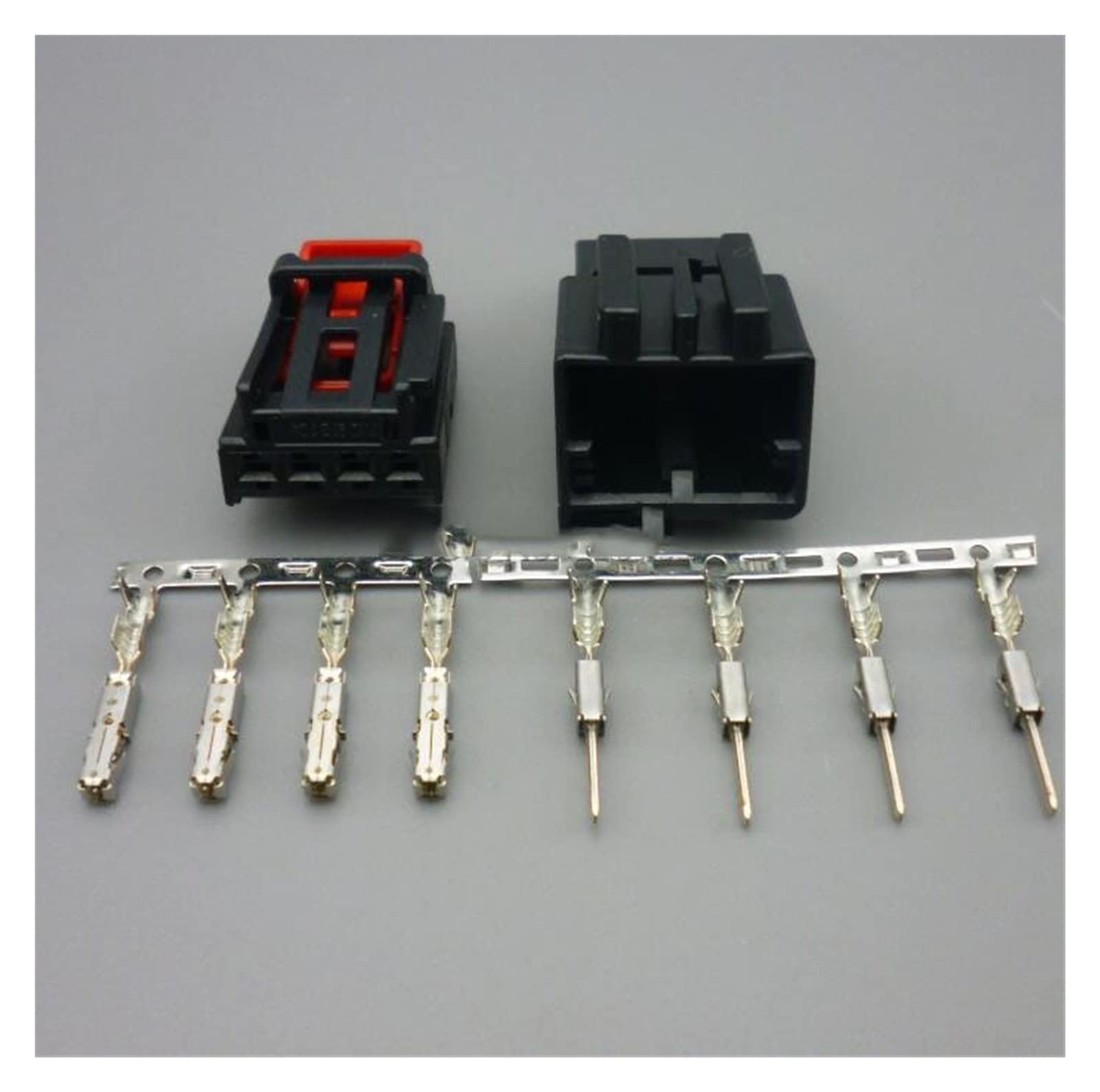 4 Pin/Weg weibliche männliche Auto -Rücklichtstuhl -Stuhl -Stecker, kompatibel mit VW Sagitar Magotan Golf Rücklampe 3AA972714 7N0972704(100sets Female Male) von AJOHBM