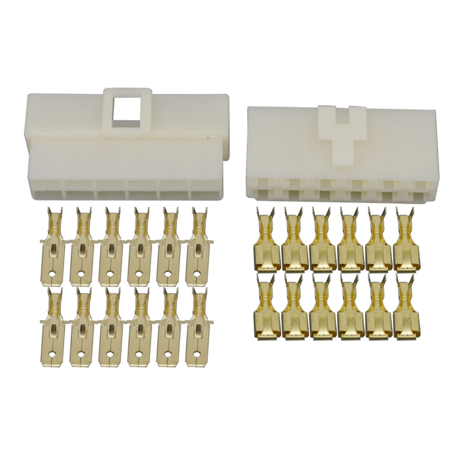 6.3 Serie Alle neuen 12-Pin Dj7121-6.3 abs. Kunststoff-elektrischer Draht-Anschlüsse stecker männlicher weiblicher Automobilverbinder(10 Sets) von AJOHBM