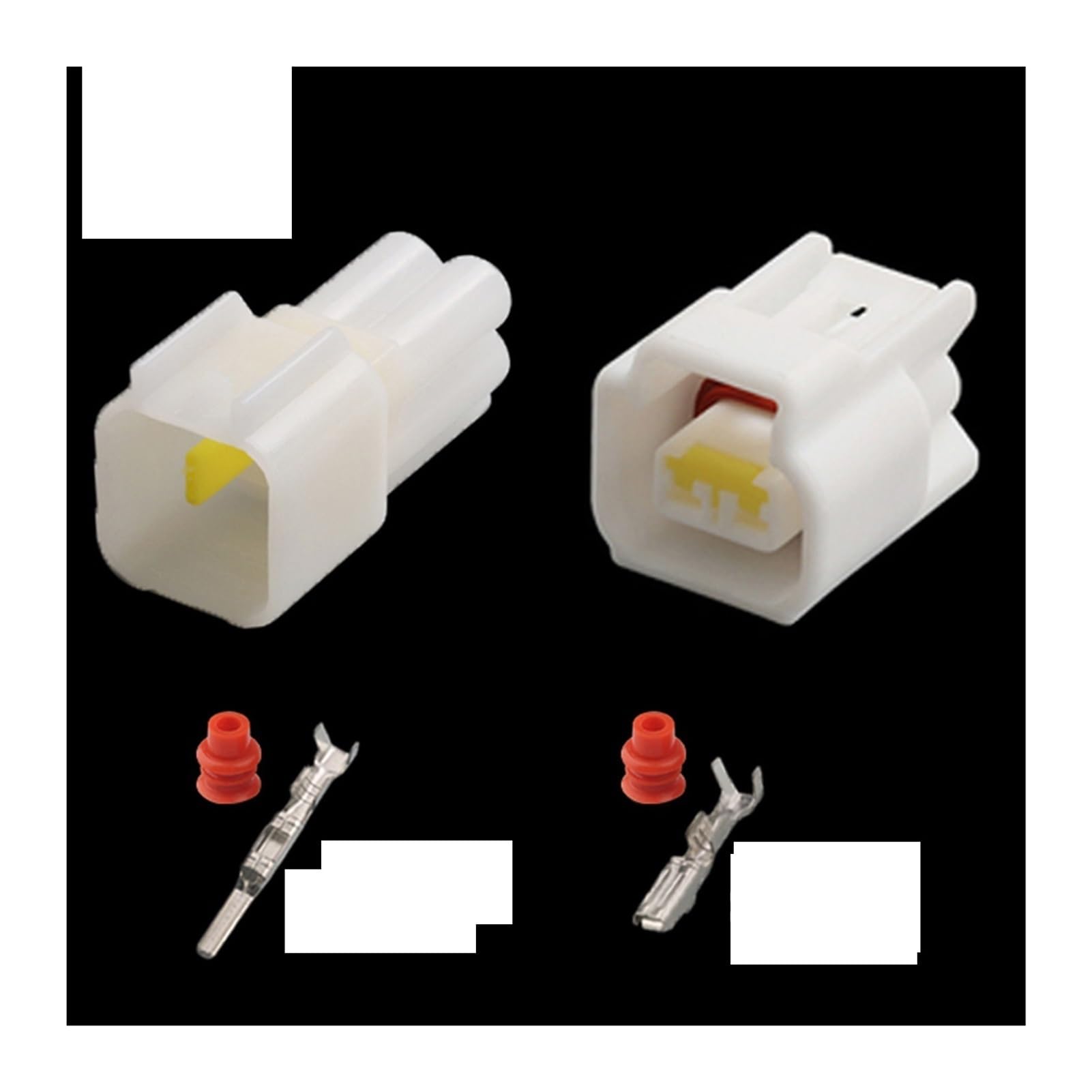 7022Y-2.3 Gilt Compatible with den Wasserdichten Stecker 1P2P3P4P-16P-Zündspulenstecker-Anschlusshülle von Automobilgurt(2p,1sets) von AJOHBM