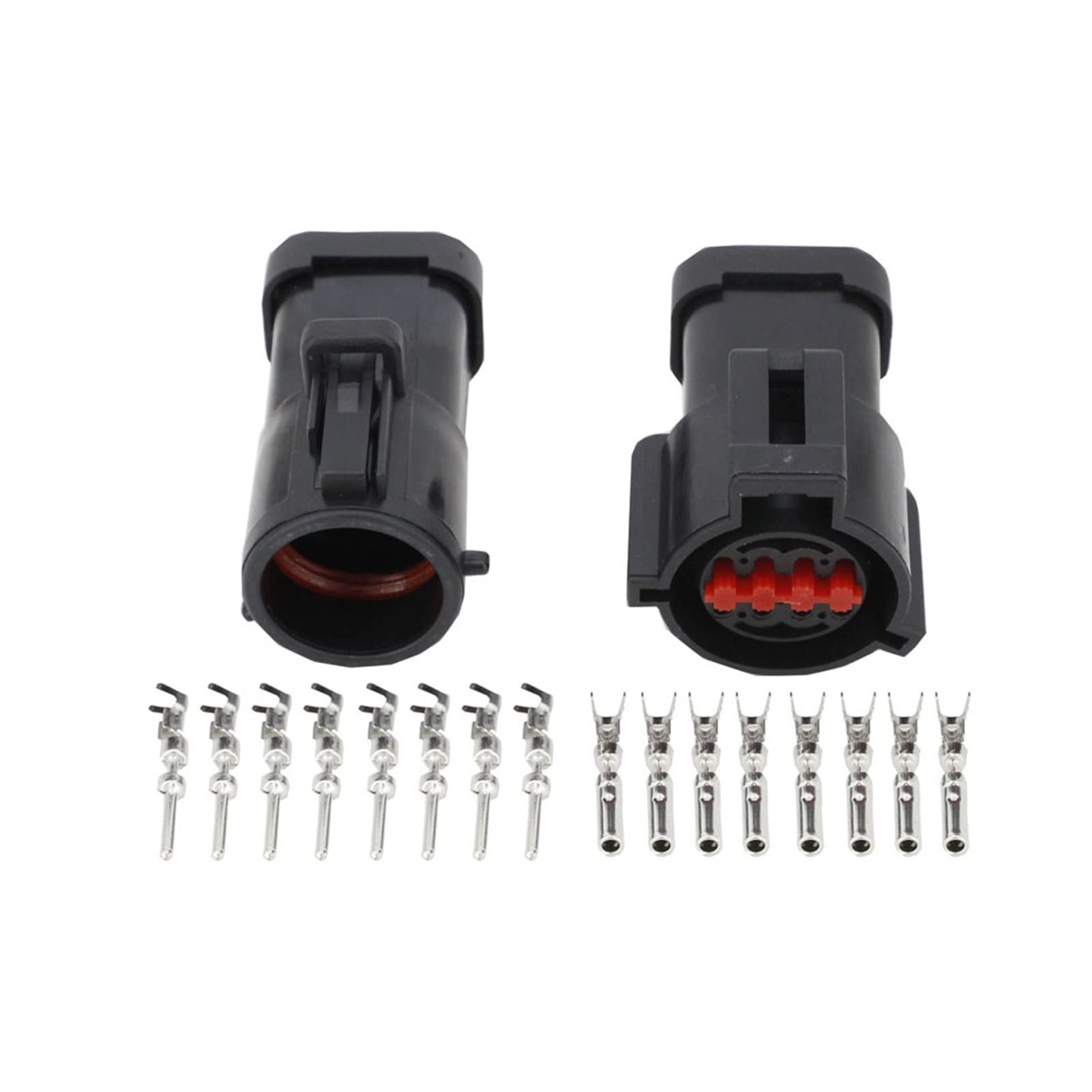 8 Pin Automotive wasserdichte Anschlüsse Schwarzer Stecker mit Anschlussstecker DJ7087A-1,5-11/21 8P(Female) von AJOHBM