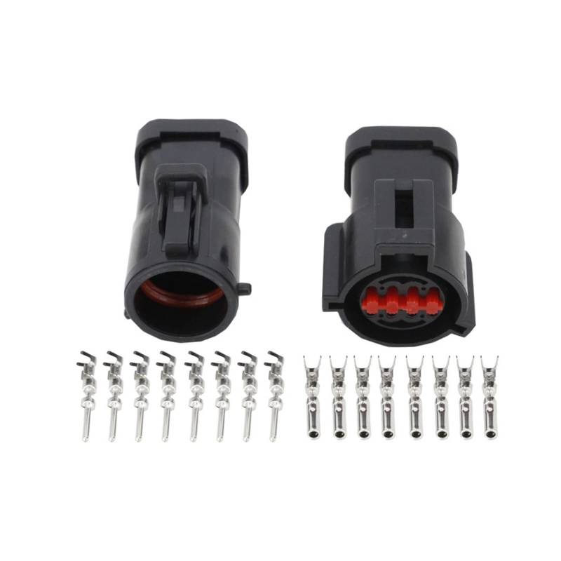 8 Pin Automotive wasserdichte Anschlüsse Schwarzer Stecker mit Anschlussstecker DJ7087A-1,5-11/21 8P(Male) von AJOHBM