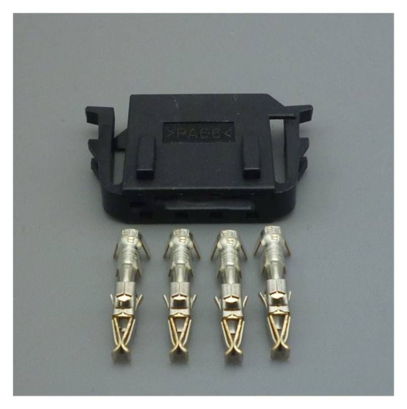 AJOHBM 4Pin 2,8 mm kompatibel mit VW Golf 6 Rücklichter Socket Plug Automobile Kabelbaumstecker 191 972 714 191972714 191972704(2sets Female) von AJOHBM