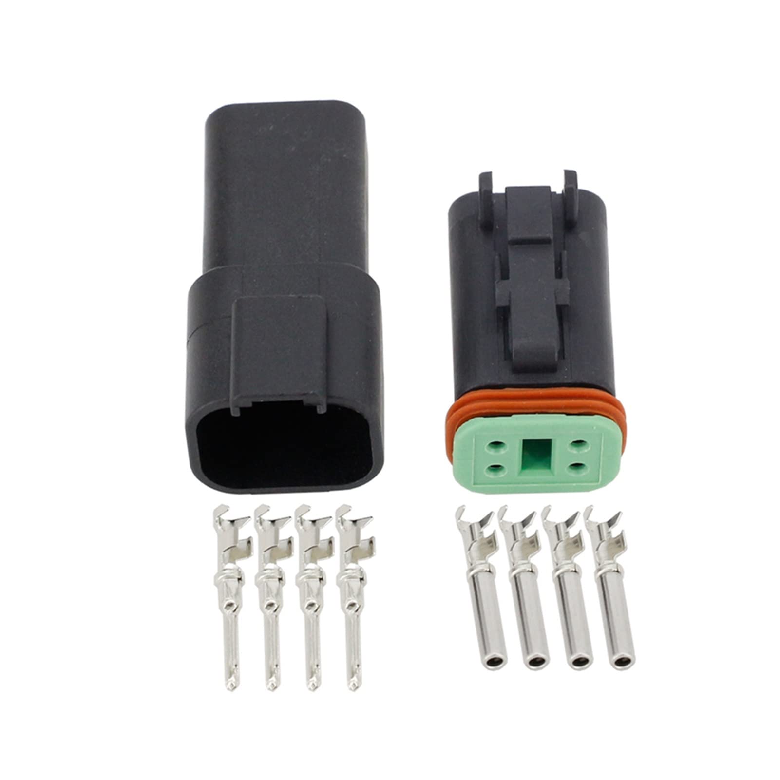 Schwarz Dt Anschlüsse Dt04-4p/dt06-4s 4 Kraftfahrzeug wasserdichte Draht elektrischer männlicher weiblicher Steckerstecker(5 Sets) von AJOHBM