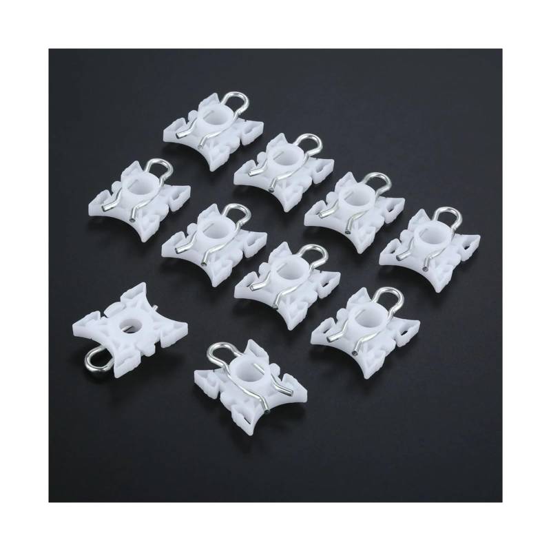 10 Stücke Fensterheber Schiebe Pivot Auto Fastener Clip Roller Heber Clips Für 735i 735iL 740i 740iL E38 E32 E38 1992 1993 1994 1995 Side Glasregler Fensterheber von AJQBRMB