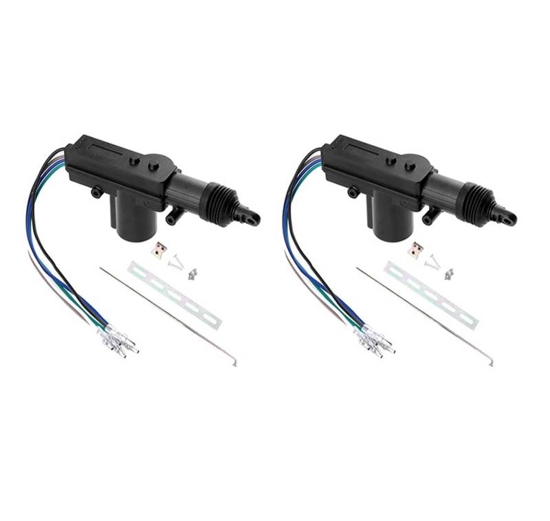 2-10set 12V Power Locking System Einzel Pistole Typ Kit Universal Auto Elektrische Fernbedienung Zentrale Türschloss Antrieb Auto Heavy-Duty Side Glasregler Fensterheber(5Wire 2set) von AJQBRMB