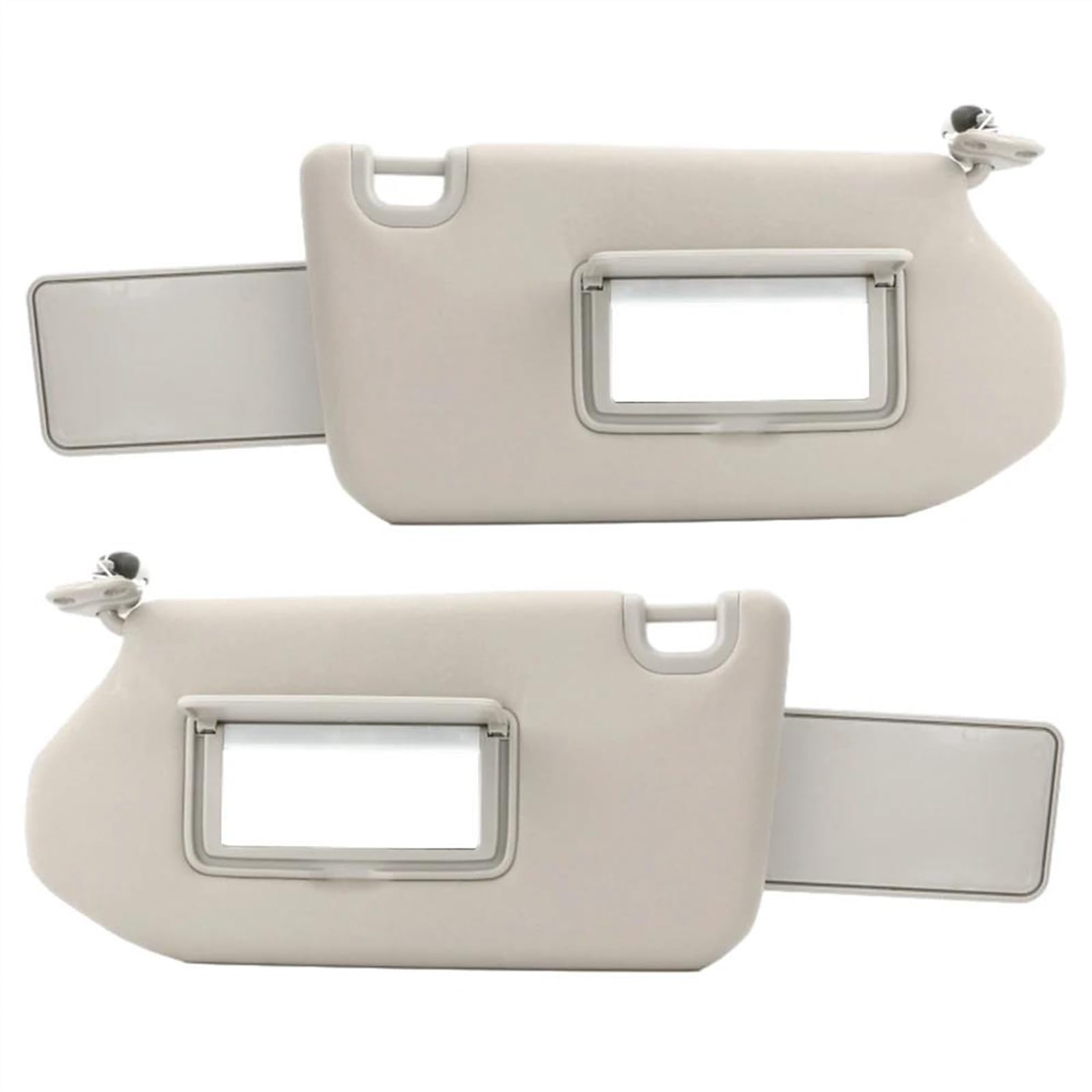 Auto Sonnenblende Auto Sonnenblende Schatten Für Nissan Für Pathfinder R52 2013-2017 Für Infiniti QX60 96401-9PB0A Sonnenblende 96400-9PB0A Innenraum Sonnenblende(Beige A Pair) von AJQBRMB