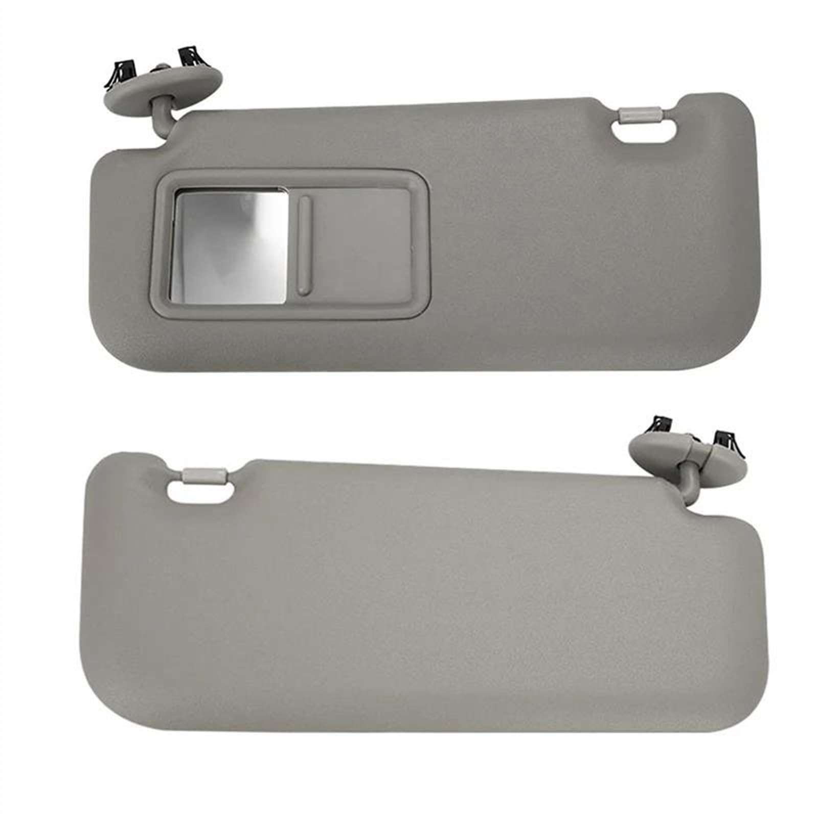 Auto Sonnenblende Für Toyota Für Auris Für Corolla 2010 2011 2012 2013 Auto Sonnenblende Mit Spiegel Links Rechts Seite Fahrer Beifahrerseite Innen Innenraum Sonnenblende(Grey 1 Set) von AJQBRMB