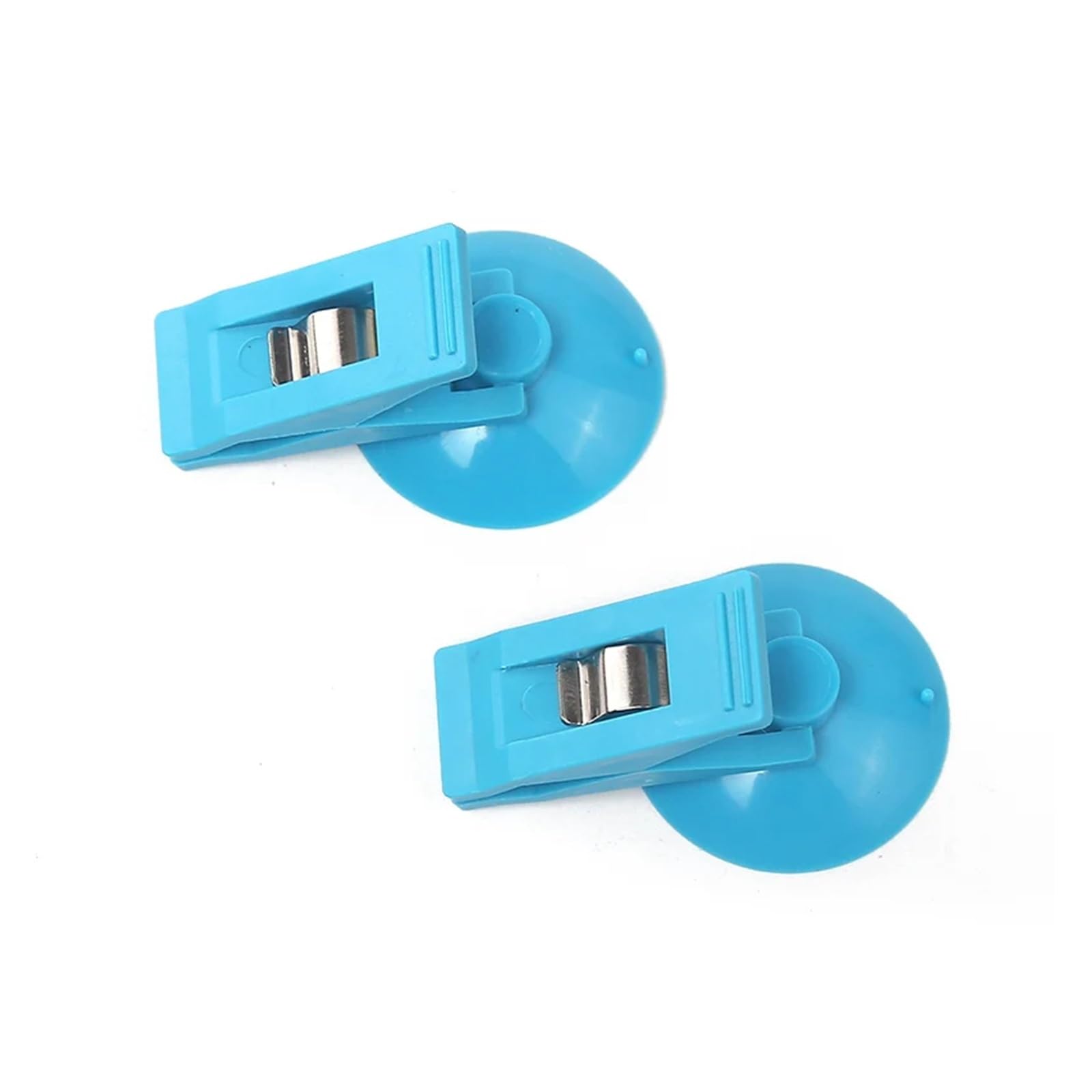 Autofenster-Visier 1 Paar Für Sonnenschutz Vorhang Handtuch Ticket Auto Innenfenster Clip Halterung Schwarz Saugnapf Clip Kunststoff Sucker Abnehmbare Halterung Solljusskydd(2pcs Blue) von AJQBRMB