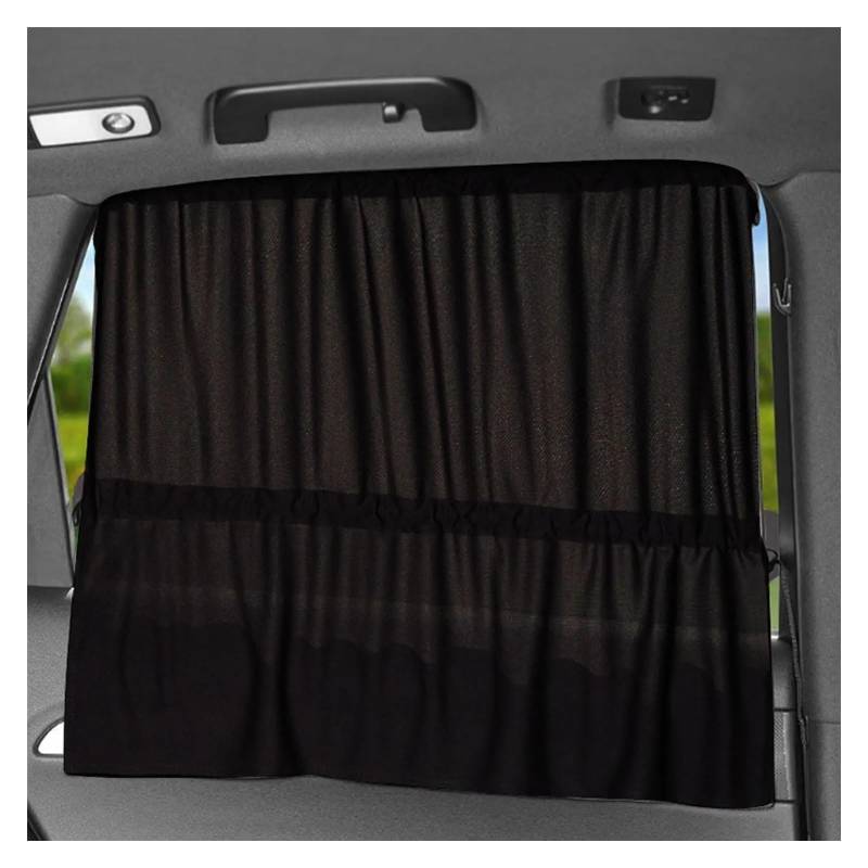 Autofenster-Visier 2Pcs Auto Privatsphäre Blind Vorhang Auto Sonnenschutz Vorhänge Seite Fenster Sonnenschirm Sommer Sonnenschutz Licht/UV Blockierung Solljusskydd von AJQBRMB