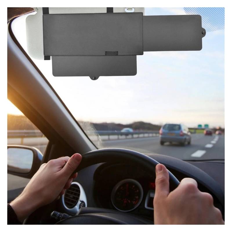 Autofenster-Visier Autozubehör Auto-Sonnenschutz, Blendfreier Fenster-Sonnenschutz, Auto-Sonnenblenden-Verlängerung UV-Strahlen-Blocker, Universell Autos, Sonnenblende Solljusskydd von AJQBRMB