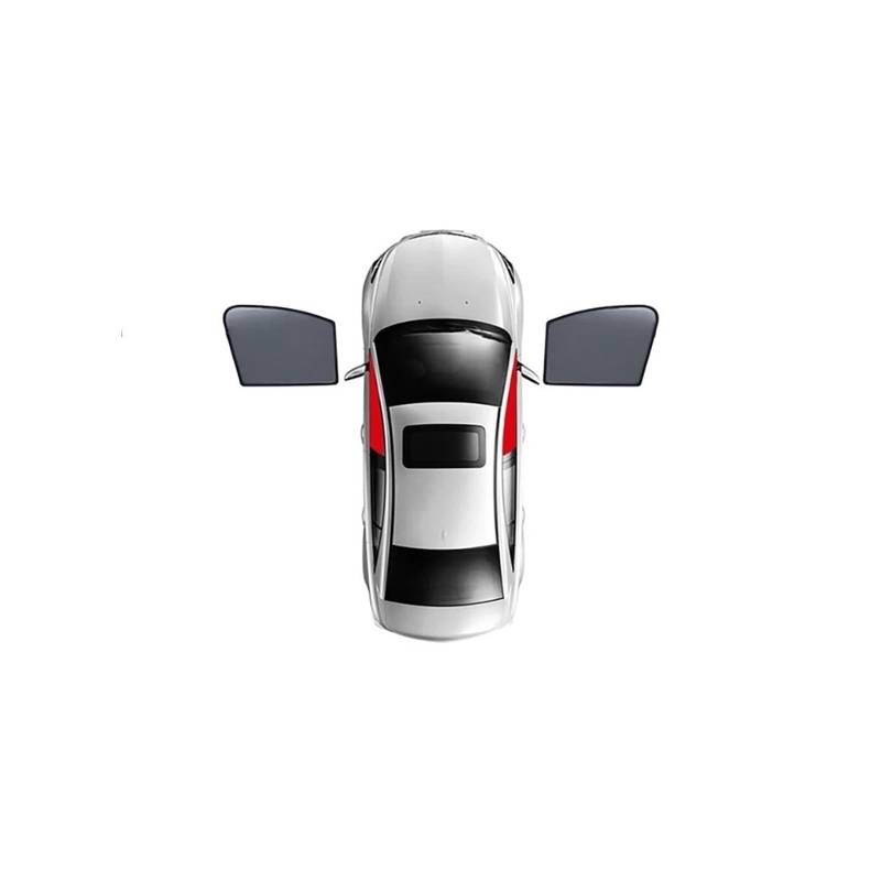 Autofenster-Visier Für Chevrolet Holden Für TRAX Für Chevy Tracker 2013-2016 2017 2018 Magnetischer Auto-Sonnenschutzschild Frontscheibenrahmen Vorhang Sonnenschutz Solljusskydd(2PCS Front) von AJQBRMB