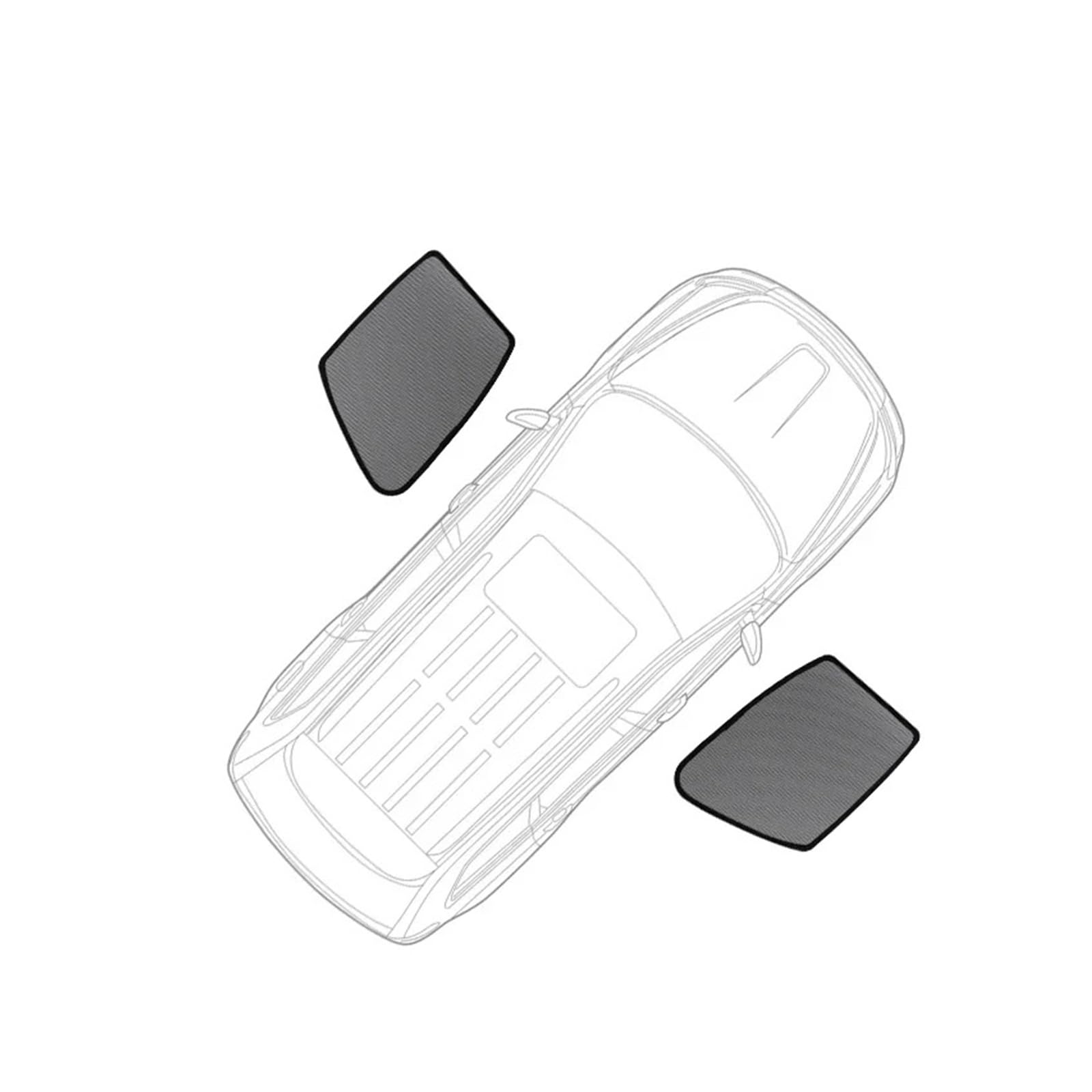 Autofenster-Visier Magnetischer Autosonnenschutz Individueller Seitenfenstervorhang Sonnenschutzvisier Frontscheibe Für CRV Für CR-V MK3 2006-2008 2009 2010 2011 2012 Solljusskydd(2PCS Front Windows von AJQBRMB