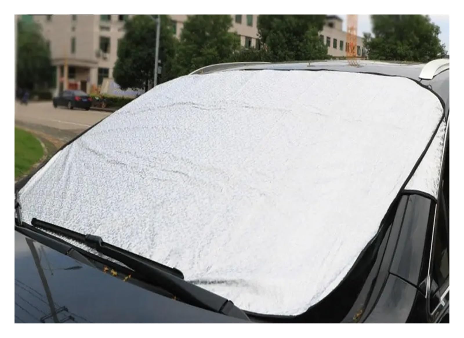 Autofenster-Visier Universal Auto F3C0 Verhindern EIS Sonnenschutz Staub Frost Einfrieren Auto Windschutzscheibe Abdeckung Schutz Abdeckung Solljusskydd(Style B) von AJQBRMB