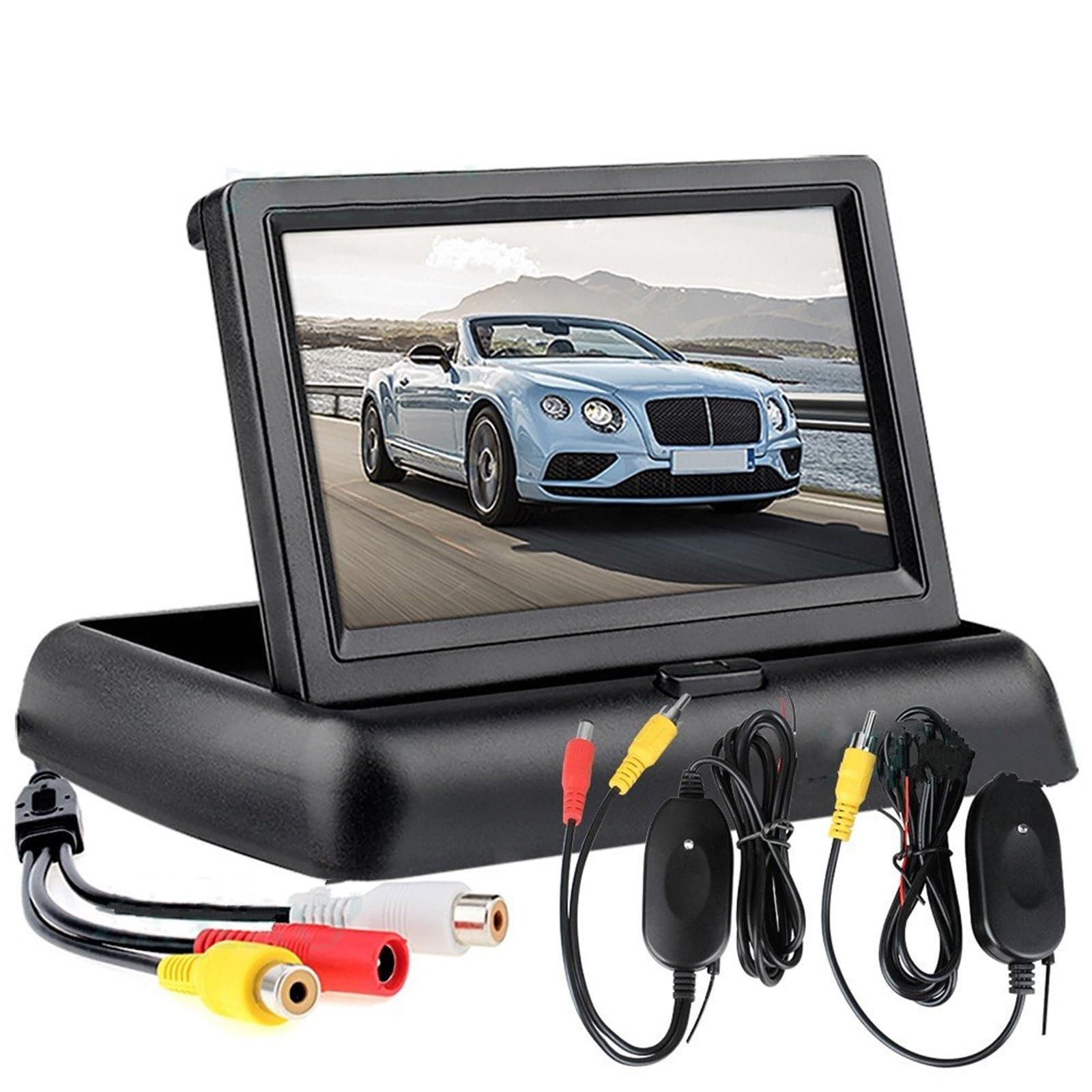 Back Up Auto-Kamera 4,3-Zoll-LCD-Auto-Faltbarer Monitor Dynamisches Rückfahrkamera-Parküberwachungssystem Rückfahrkamera von AJQBRMB