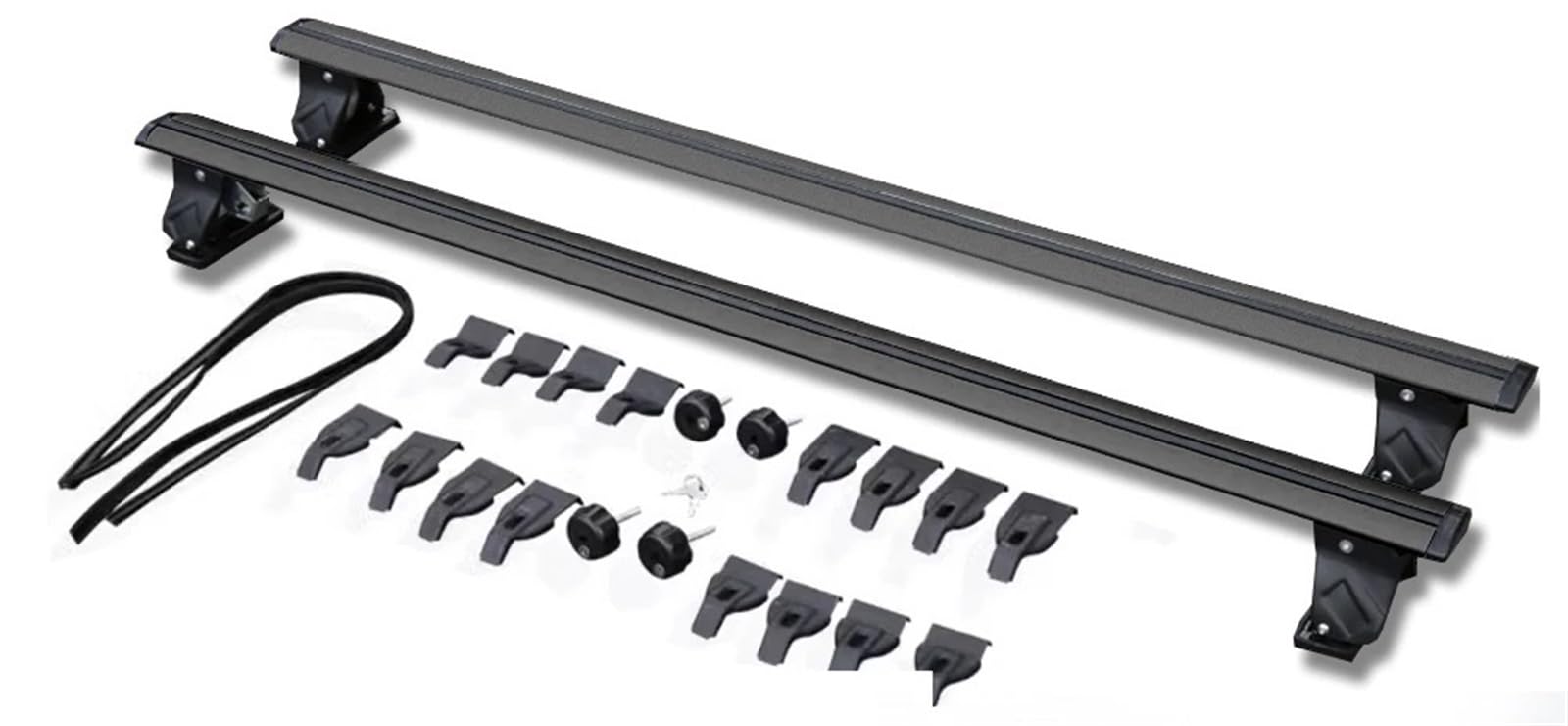 Dachträger 2PCS Abschließbare Dachreling Rack Dach Gepäck Limousine Querstangen Kreuz Bars Aluminium Silber Für Mazda 3 Auto-Gepäckträger von AJQBRMB