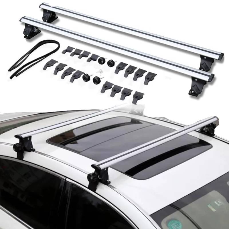 Dachträger 2PCS Abschließbare Dachreling Rack Dach Gepäck Limousine Querstangen Kreuz Bars Für Chevrolet Für Sonic Auto-Gepäckträger von AJQBRMB