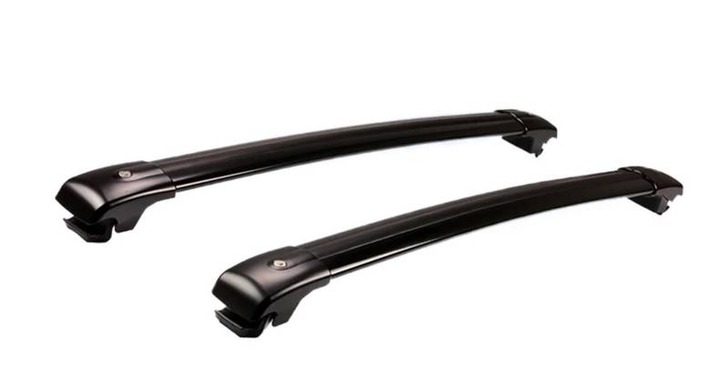 Dachträger 2PCS Dachreling Rack Kreuz Bars Riegel Abschließbar Für Ford Für Explorer 2011 2012 2013 2014 2015 Auto-Gepäckträger(Schwarz) von AJQBRMB