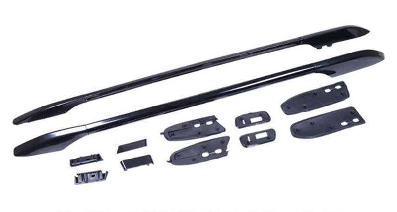 Dachträger Dachträger Aluminiumlegierung Schienen Bar Gepäckträger Bars Für Toyota Für Land Für Cruiser Für Prado 120 2003 2004 2005 2006 2007 2008 2009 Auto-Gepäckträger von AJQBRMB