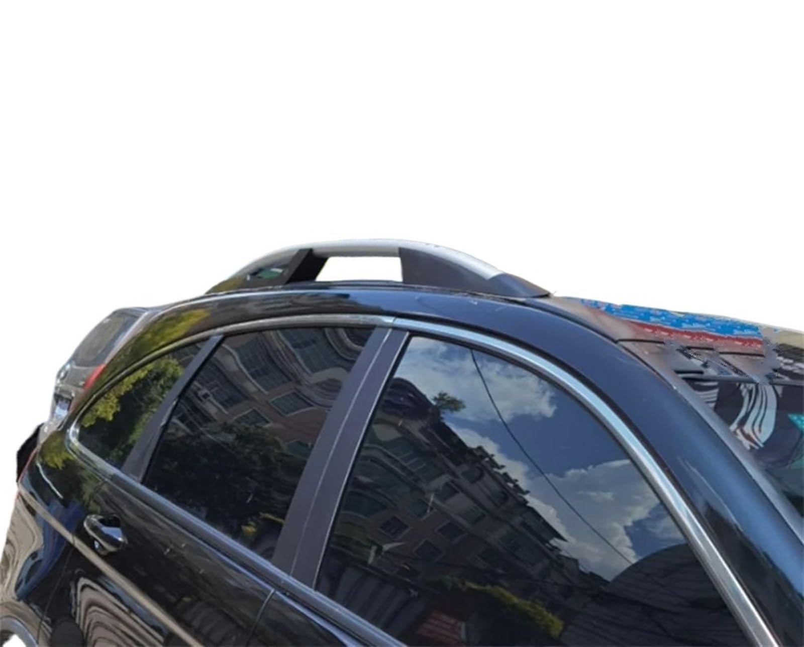 Dachträger Für CRV Für CR-V 2007 2008 2009 2010 2011 2 Stücke Autodachträger Aluminium Dachträger Querstange Reisegepäck Auto-Gepäckträger(Silber) von AJQBRMB