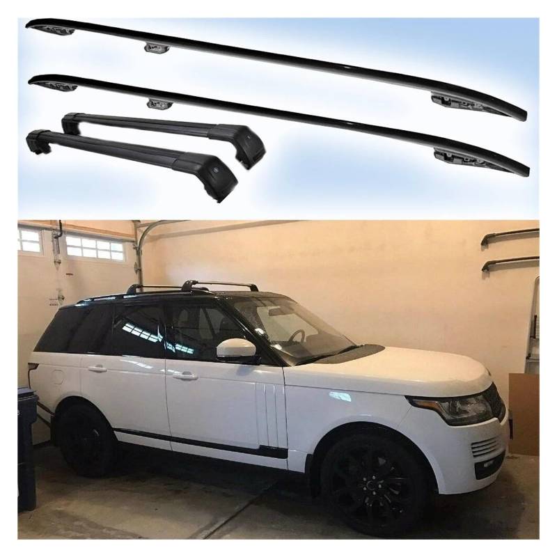 Dachträger Für Land Für Rover Für Range Für Rover SWB L405 2013 2014 2015 2016 2017 2018 2019 2020 2021 Dachträger Querlatte Querstangen Auto-Gepäckträger von AJQBRMB