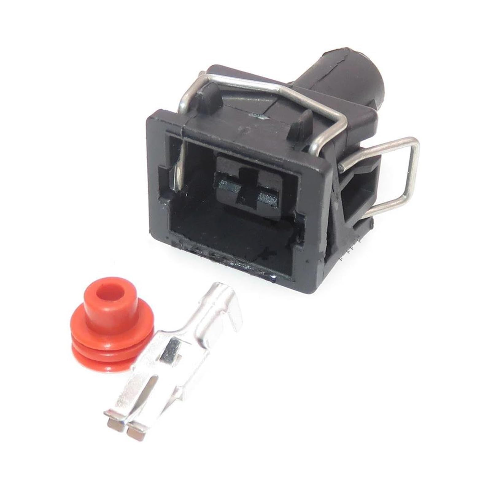 Elektro Anlasser Auto-Elektrikstecker 1 Satz 1 Loch Auto-Kabel-Starter-Adapter, Automobil-Motor-Hochstrombuchse Für VW 357972771 Anlassermotor(Style 1) von AJQBRMB