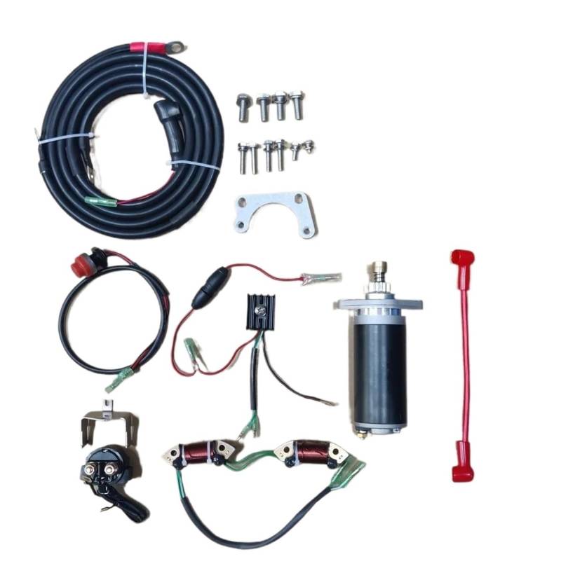 Elektro Anlasser FÜR Mercury TOHATSU 9,8 HP 9,9 HP 12HP 4-TAKT AUßENBORDMOTOR ELEKTRISCHE Start KIT Anlassermotor(Without flywheel) von AJQBRMB