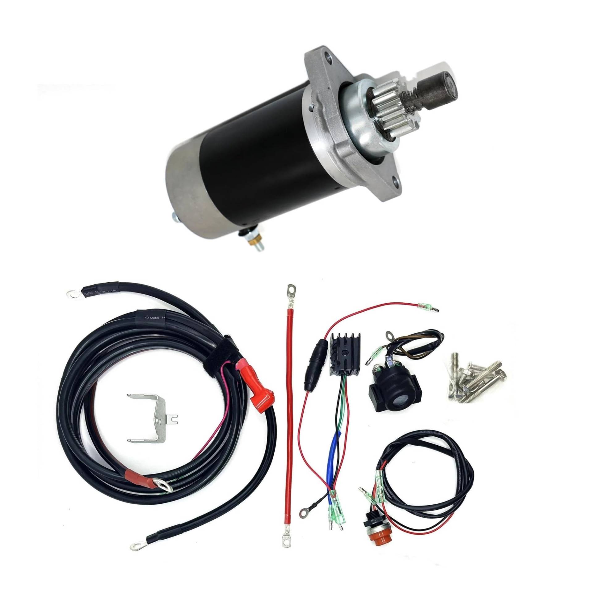 Elektro Anlasser Für 4 Takt 9,9hp Außenbordmotor Elektrostarter Kit Passt Anlassermotor von AJQBRMB