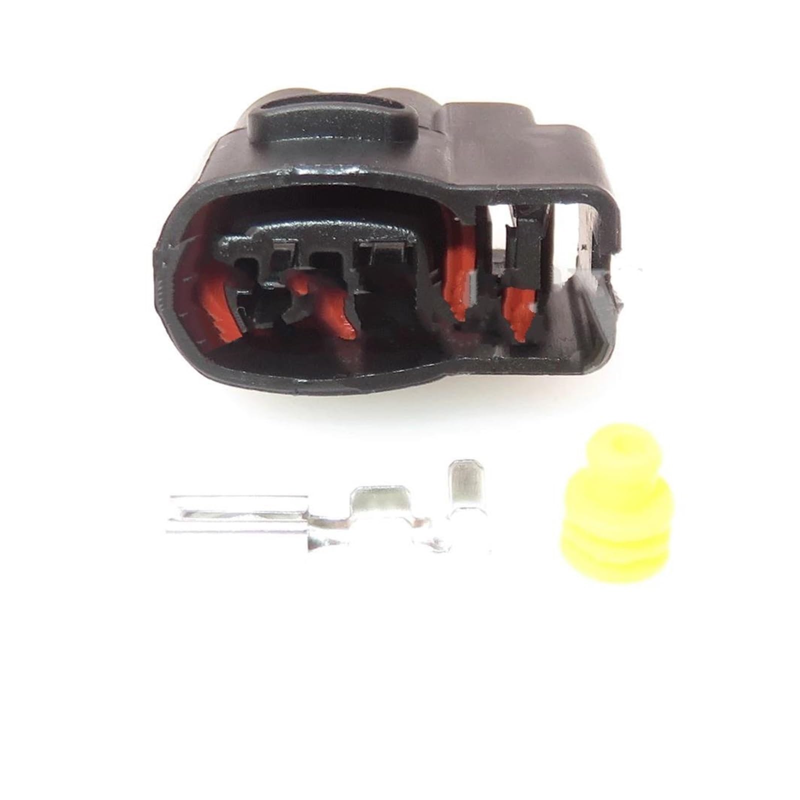 Elektro Anlasser Für Hyundai 1 Set 2P Auto Motor Versiegelter Stecker MG640605 Auto Starter Wischer Sprayer Elektrische Verdrahtung wasserdichte Steckdose Anlassermotor(1 Set.) von AJQBRMB