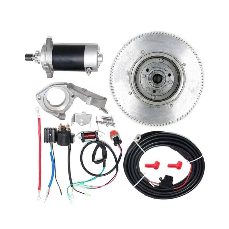 Elektro Anlasser Für T30 2-Takt 30 PS Bootsmotor Elektrostarter-Kit Anlassermotor von AJQBRMB