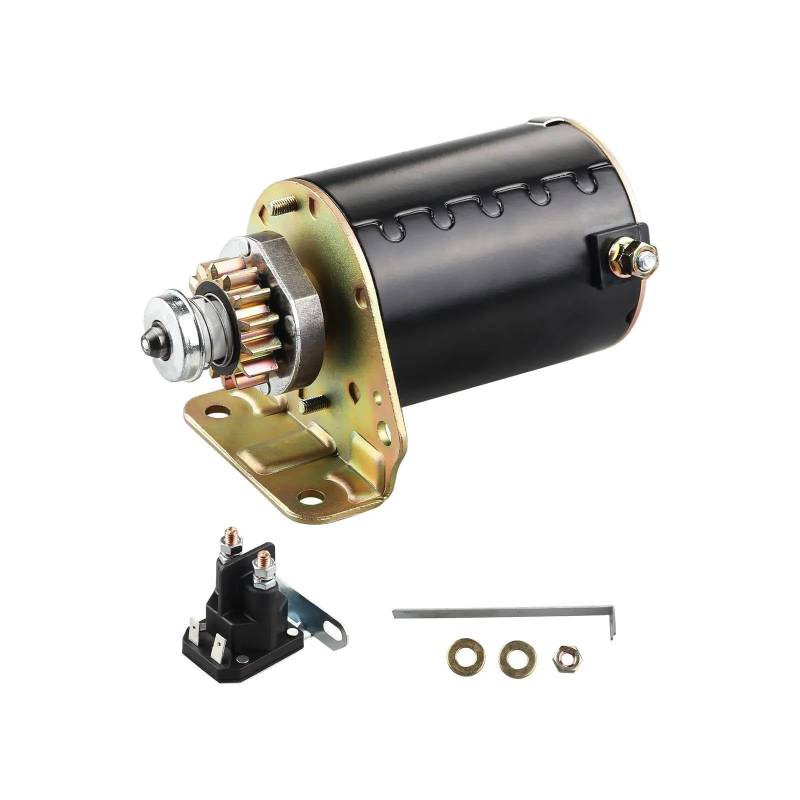 Elektro Anlasser Moto Eletrica 14 Zahn Anlasser 12V Für Und Für 18,5 18 18,5 17 16,5 16 14,5 14HP La105 L107 La115 1998-2010 2011 Anlassermotor von AJQBRMB