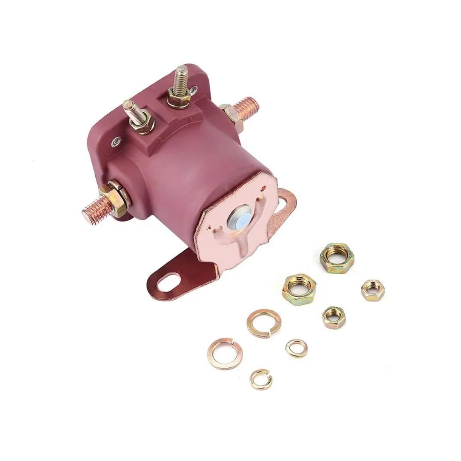 Elektro Anlasser Zubehör 12 V Hochleistungs-Magnetrelais Rot Für Ford Starter Auto LKW - SW3 - SNL135 Schützschalter Motorteil Fahrzeug Anlassermotor von AJQBRMB