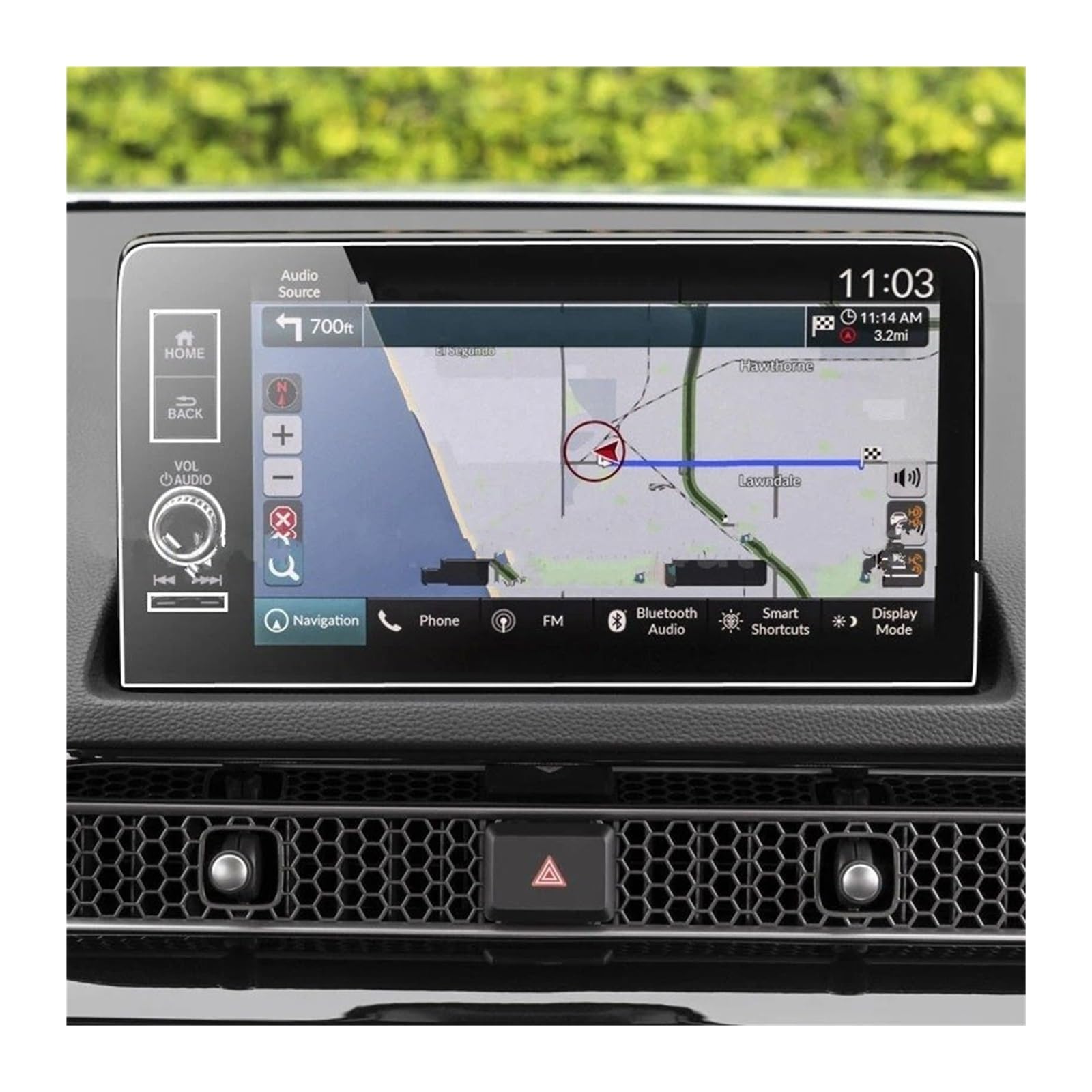 GPS Schutzfolie Displayschutzfolie Aus Gehärtetem Glas Für CR-V Für ZR-V 2023 9 Zoll Auto-Infotainment-Radio GPS-Navigation Innenraum Instrumententafel Schutzfolie(Left Hand Drive) von AJQBRMB