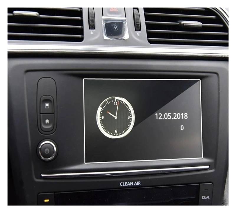 GPS Schutzfolie Für Kadjar 2016-2019 Auto GPS Navigation Bildschirm Gehärtetes Glas Schutz Film Auto Innen Aufkleber Instrumententafel Schutzfolie von AJQBRMB