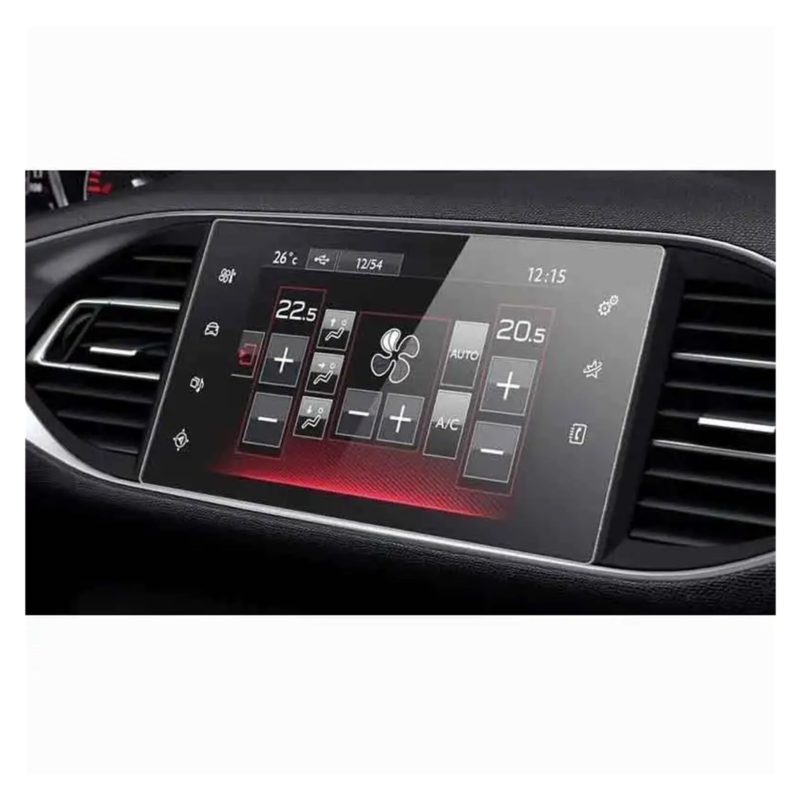 GPS Schutzfolie Für Peugeot 308 2014-2018Car GPS Navigation Film LCD Bildschirm Gehärtetes Glas Schutz Film Zubehör 9,7 Zoll Instrumententafel Schutzfolie von AJQBRMB