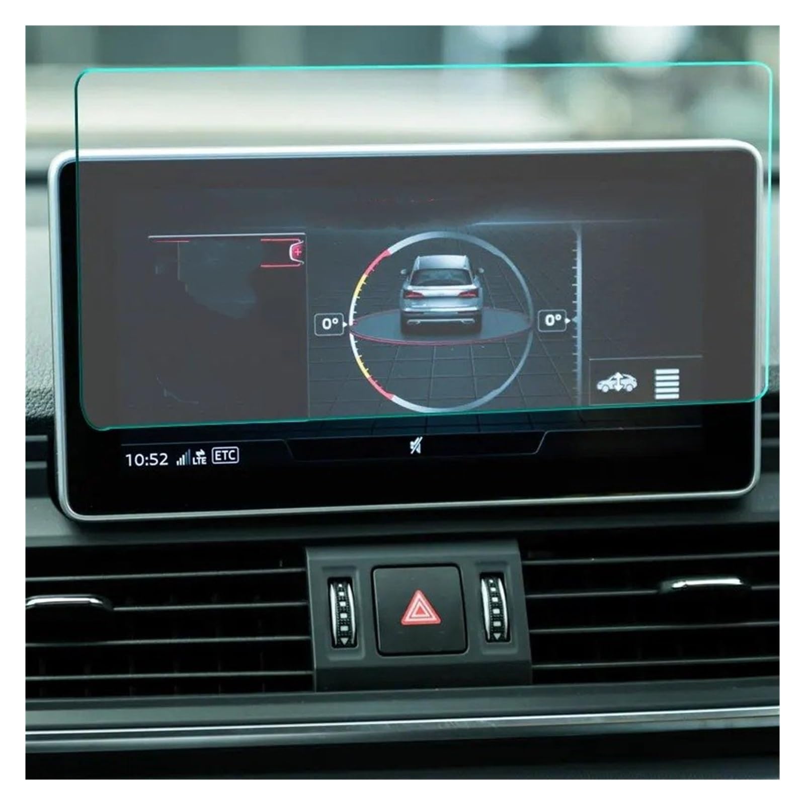 GPS Schutzfolie Für Q5 2018 2019 Auto Radio GPS Navigation Film LCD Bildschirm Anti-Scratch Film Gehärtetes Glas Schutz Instrumententafel Schutzfolie(220X110mm) von AJQBRMB