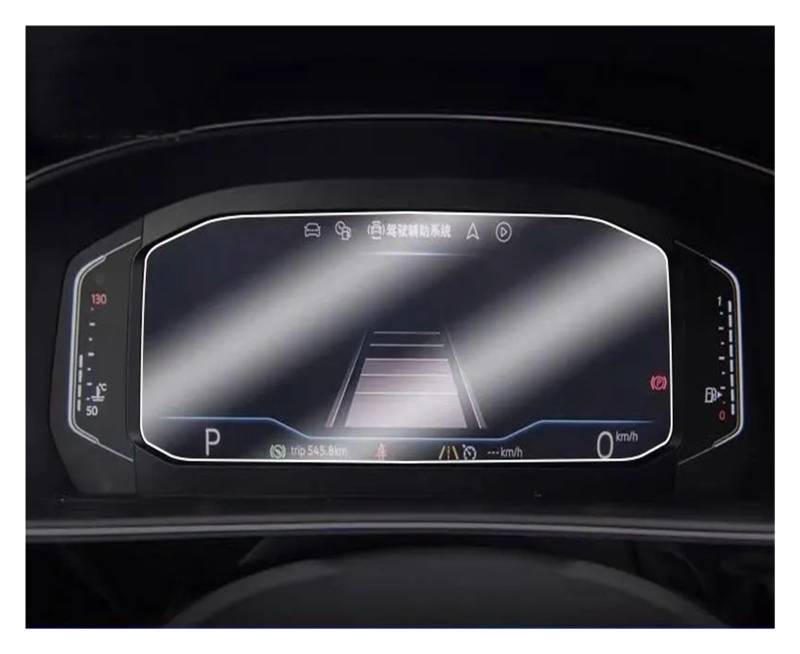 GPS Schutzfolie Für VW Für T-ROC 2018 2019 2020 Gehärtetes Glas Auto Navigation Screen Protector LCD Display Film T ROC Dashoard Panel Abdeckung Instrumententafel Schutzfolie(Dashboard Film) von AJQBRMB