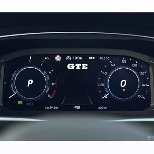 GPS Schutzfolie Für VW Für Tiguan 2021 2022 Auto Navigation Dashboard Gehärtetem Glas LCD Screen Schutz Film Innen Zubehör Aufkleber Instrumententafel Schutzfolie(Instrument) von AJQBRMB