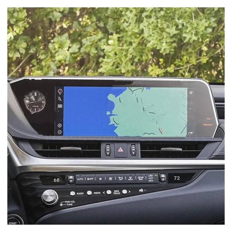 GPS Schutzfolie Gehärtetes Glas Für Lexus ES 250 ES250 2021 12,3 Zoll Auto Infotainment Radio GPS Navigation Auto Infotainment Displayschutzfolie Instrumententafel Schutzfolie von AJQBRMB