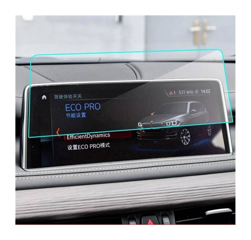 GPS Schutzfolie Gehärtetes Glas Touch Screen Protector Für X5/Für X6 2014-2018 F15 F16 Bildschirm Auto Navigation Screen Protector Instrumententafel Schutzfolie von AJQBRMB