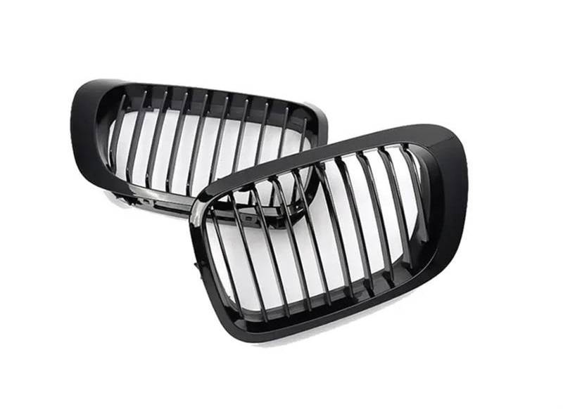 Haubengitter Auto Front Grill Nieren Gitter Für 3 Serie E46 2 Tür 1998 1999 2001 Ersatz Zubehör Racing-Kühlergrill(Single Line) von AJQBRMB