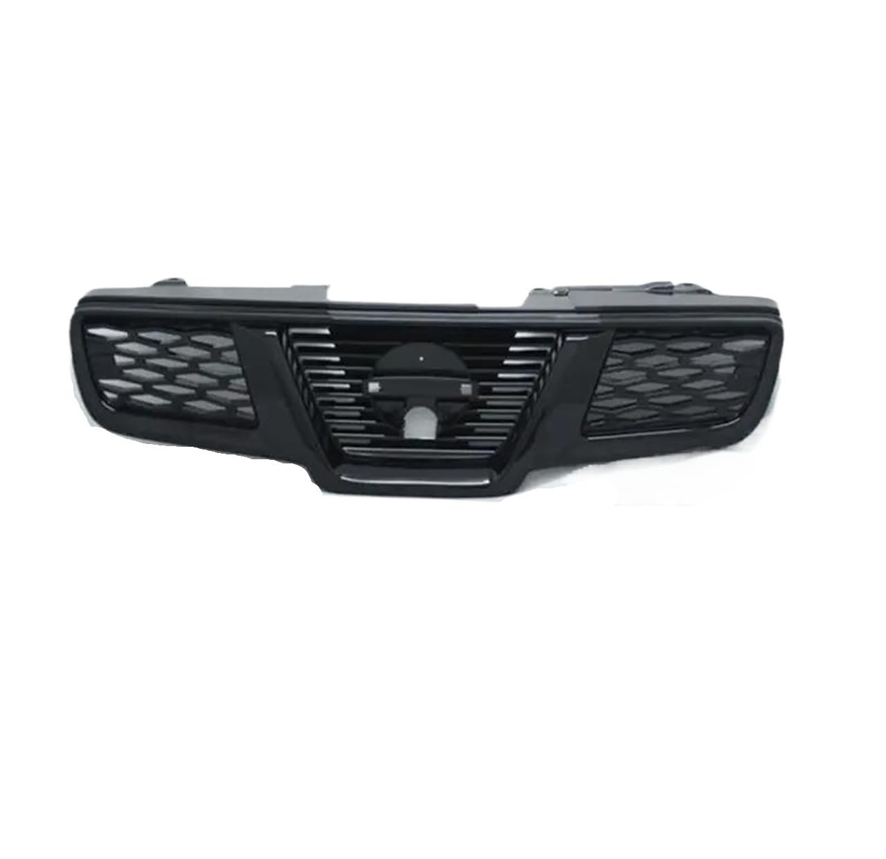 Haubengitter Auto Frontgrill Gitter Grill Auto Kühlergrill Für Nissan Für Qashqai J10 2008 2009 2010 2011 2012 2013 Racing-Kühlergrill(with Camera Hole) von AJQBRMB